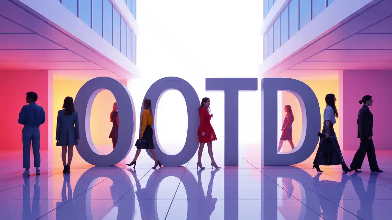 Illustration OOTD silhouettes mode urbaine élégante