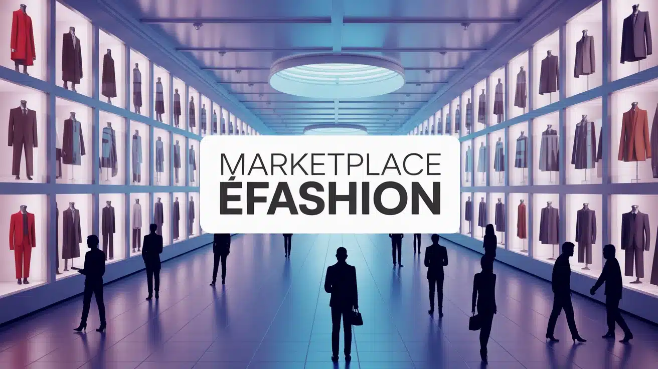 Illustration marketplace Efashion mode digitale