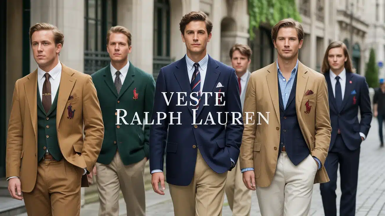 collection élégante de veste Ralph Lauren preppy moderne