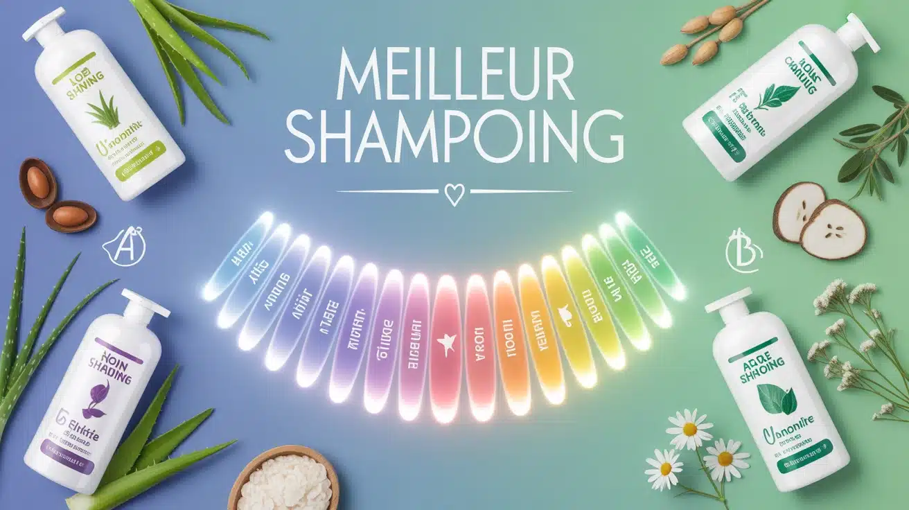 meilleur shampoing illustration ingrédients naturels