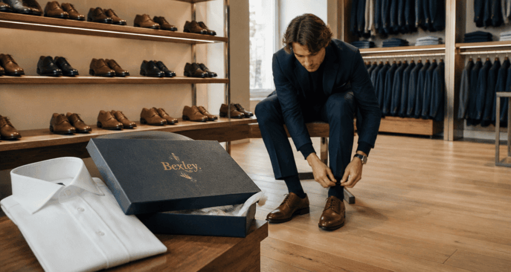 bexley avis homme essaye chaussures cuir boutique
