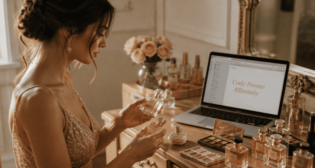 code promo allbeauty sur coiffeuse élégante