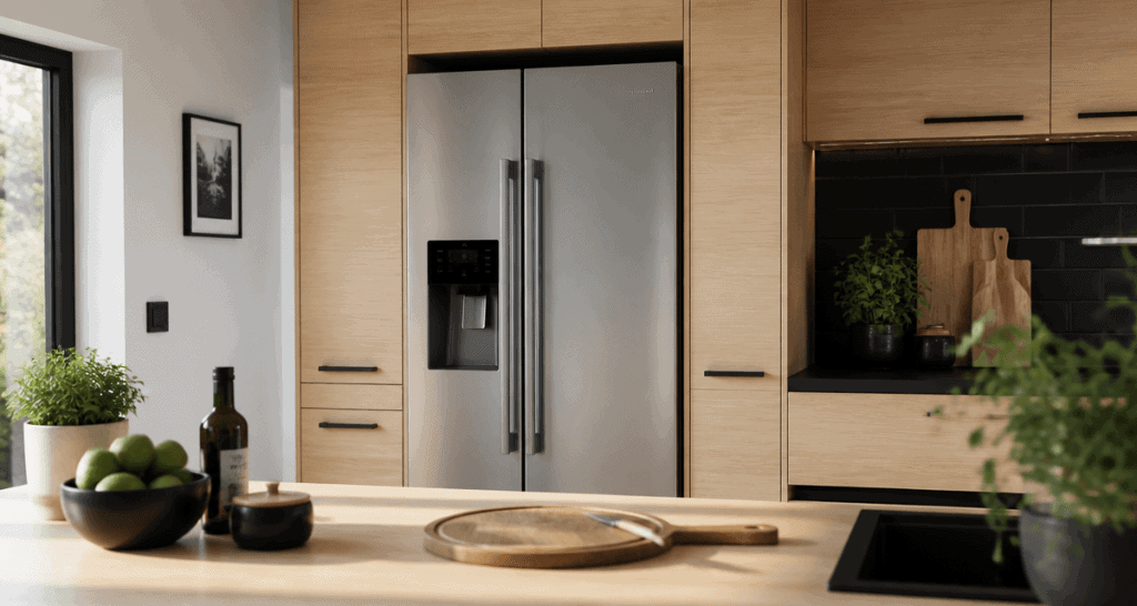 comment intégrer un frigo américain dans une cuisine