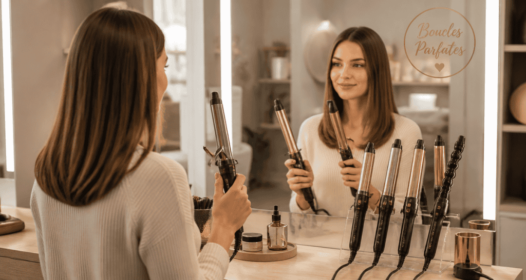 fer bouclant différents diamètres testés