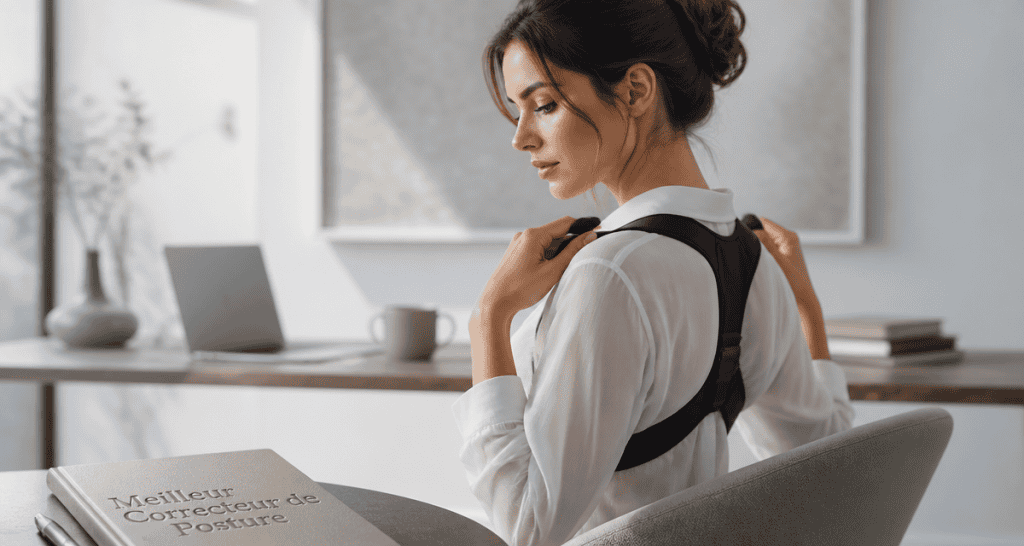 meilleur correcteur de posture femme assise