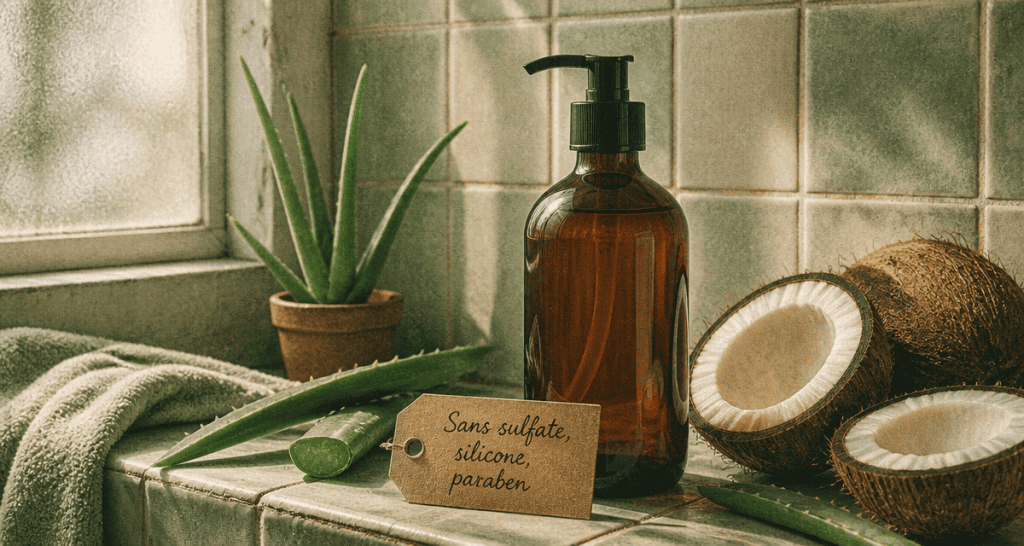meilleur shampoing sans sulfate sans silicone sans paraben flacon naturel