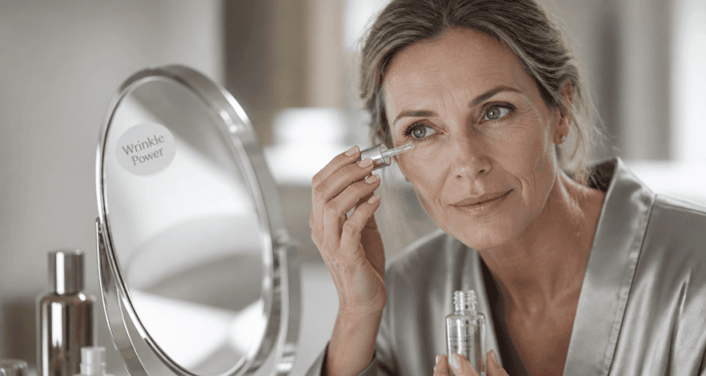 wrinkle power dangereux femme applique sérum