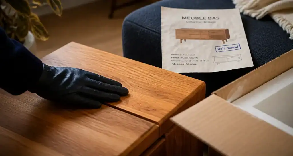 Avis sur meuble house : bois massif et emballage
