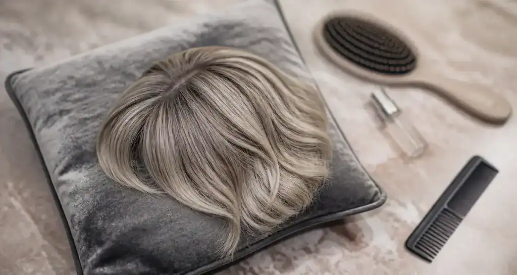 Brigitte Macron cheveux gris : balayage cendré, gros plan