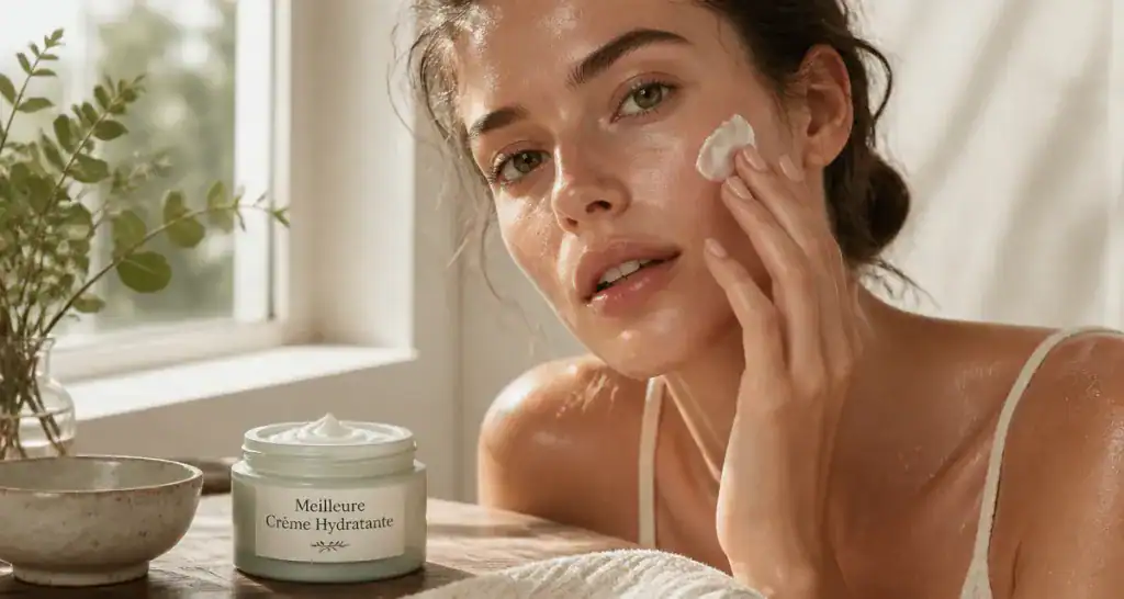meilleure crème hydratante visage sur peau éclatante