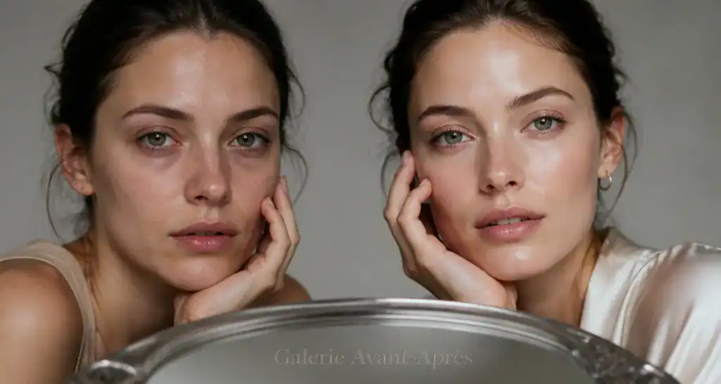 photo rajeunissement visage avant apres deux femmes