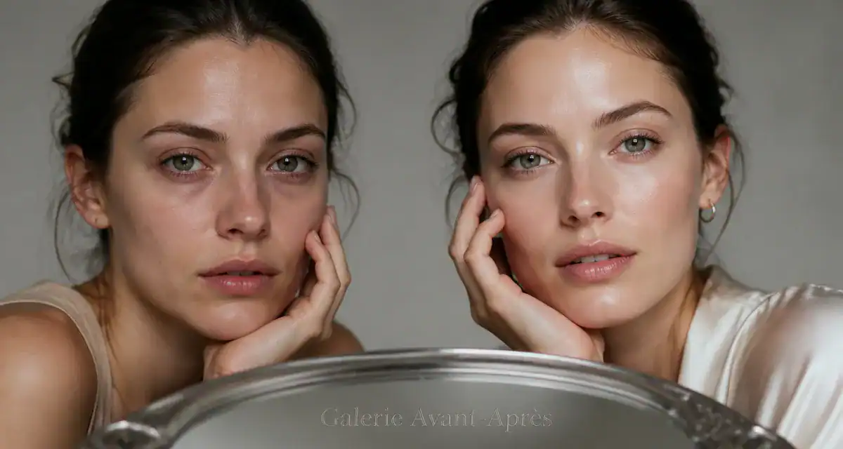 photo rajeunissement visage avant apres deux femmes