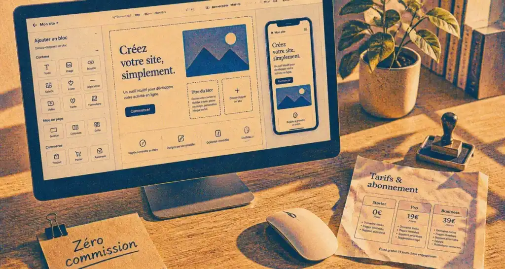 Webador avis : créer un site no-code sans commission