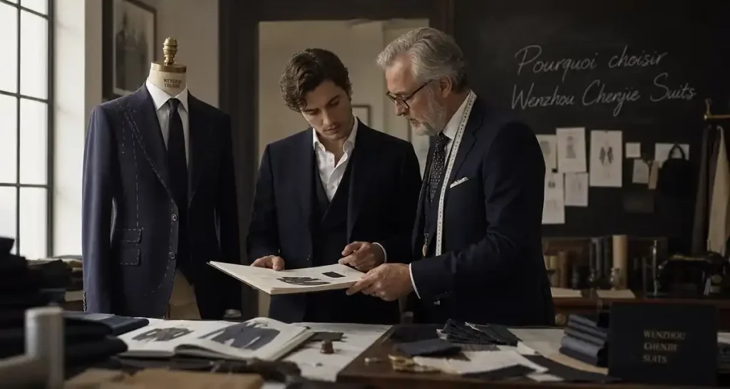 Pourquoi choisir Wenzhou Chenjie Suits en Chine, le fournisseur idéal pour les nouvelles marques de mode masculine haut de gamme professionnelle