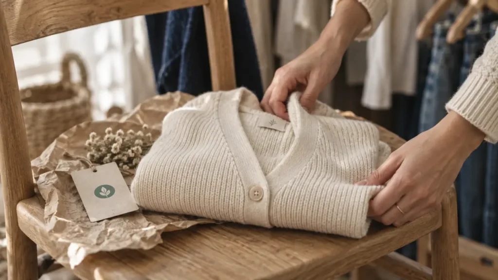Gilet coton bio femme : une maille légère pour rester au chaud sans alourdir la silhouette
